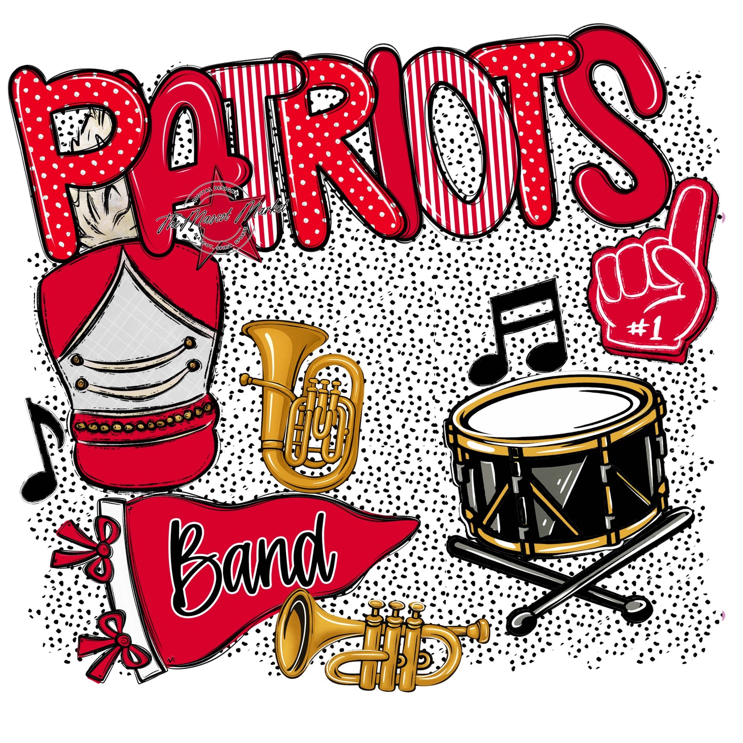 Patriots Band Spirit-Red