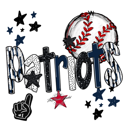 Patriots Baseball Scrape-Navy