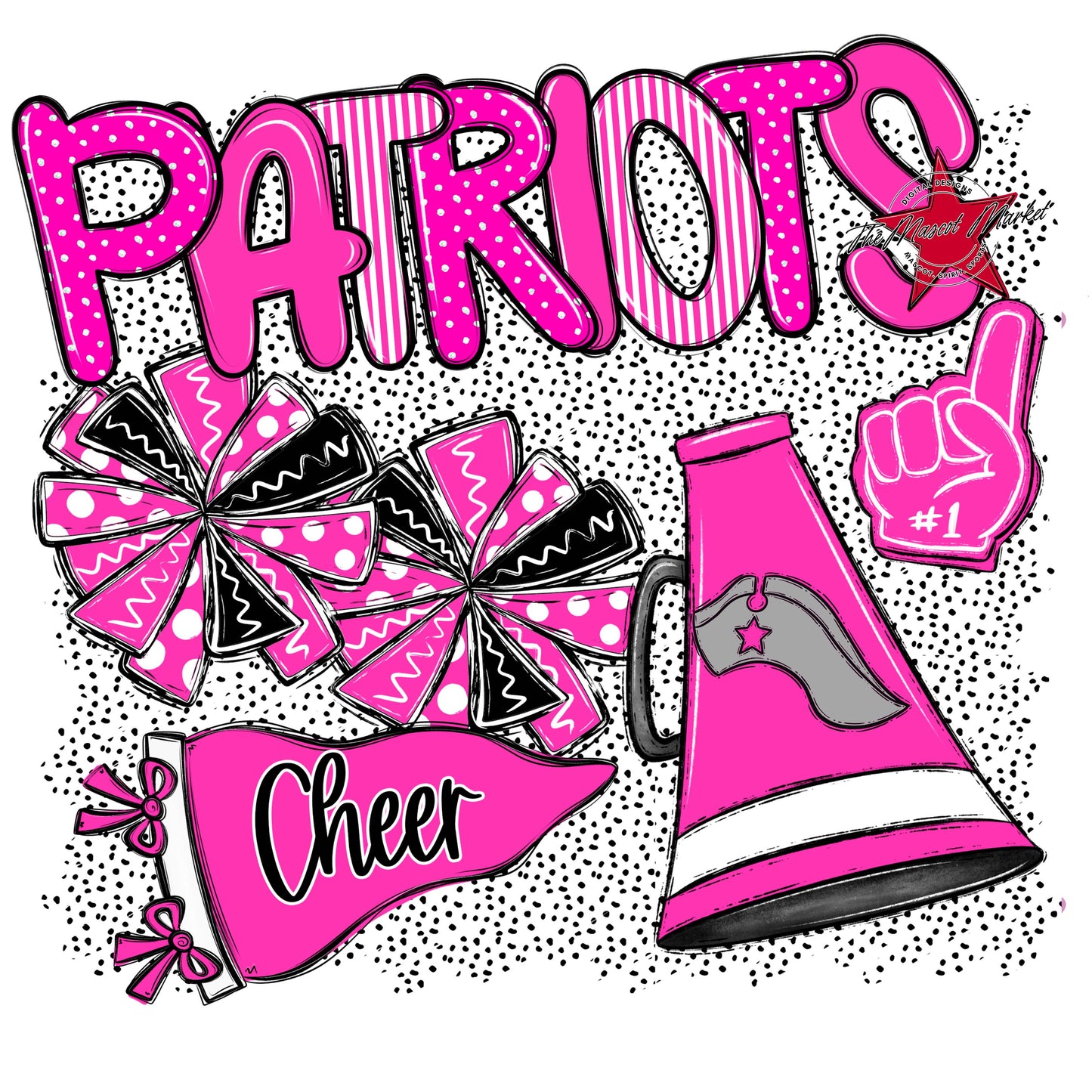 Patriots Cheer Spirit-Pink
