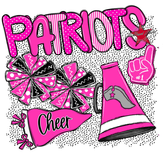 Patriots Cheer Spirit-Pink