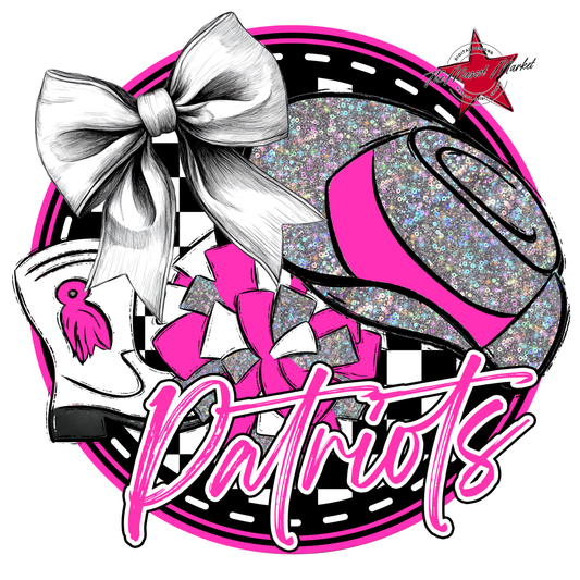 Patriots Circle Drillteam Design-Pink