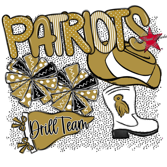 Patriots Drillteam Spirit-Gold