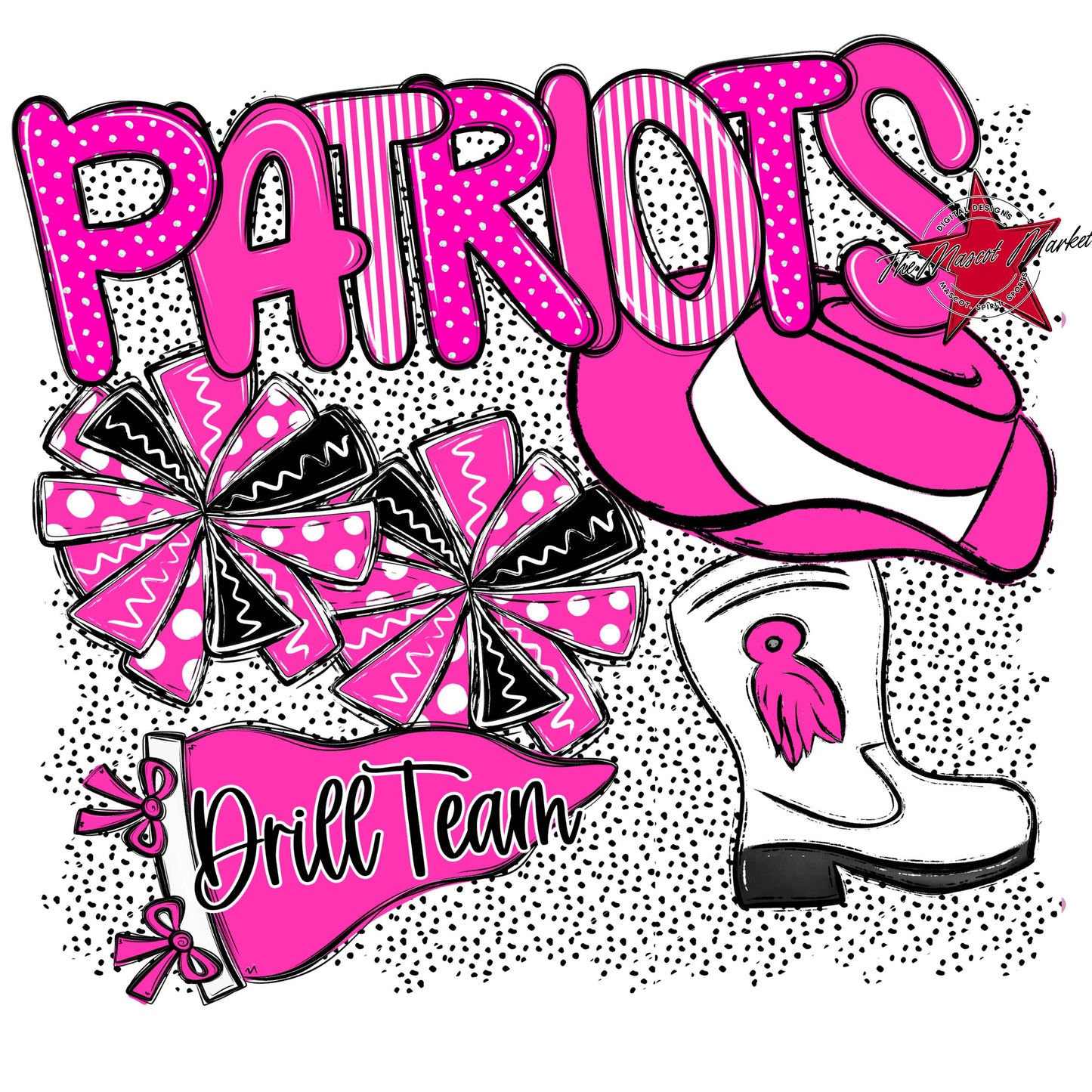 Patriots Drillteam Spirit-Pink