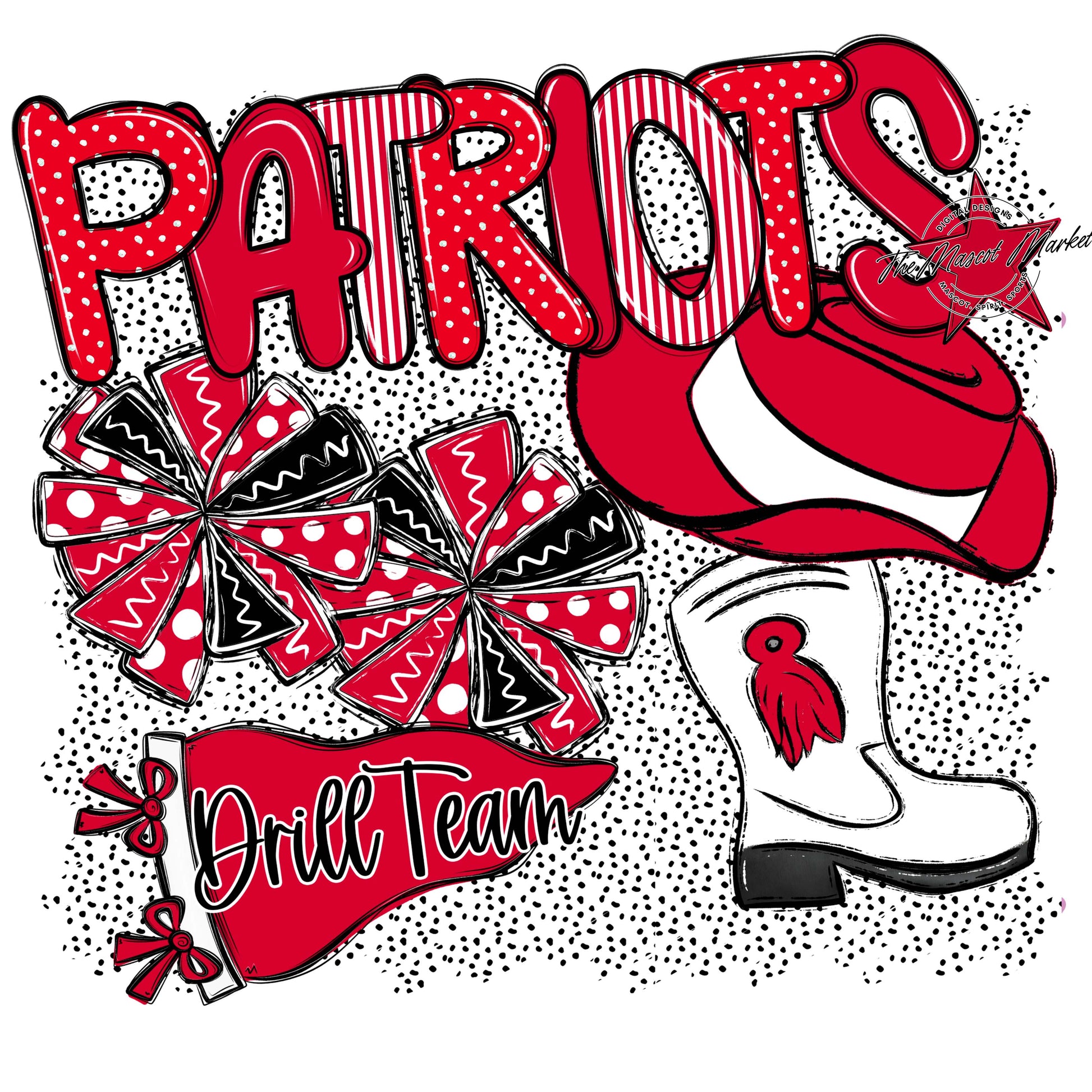 Patriots Drillteam Spirit-Red