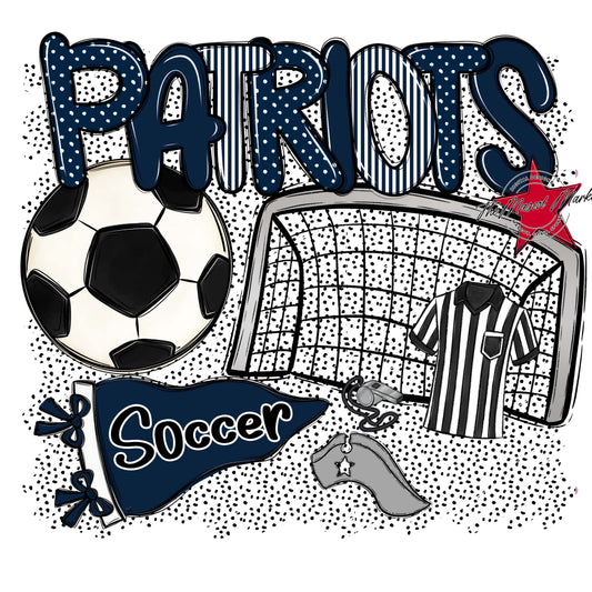 Patriots Soccer Spirit-Navy