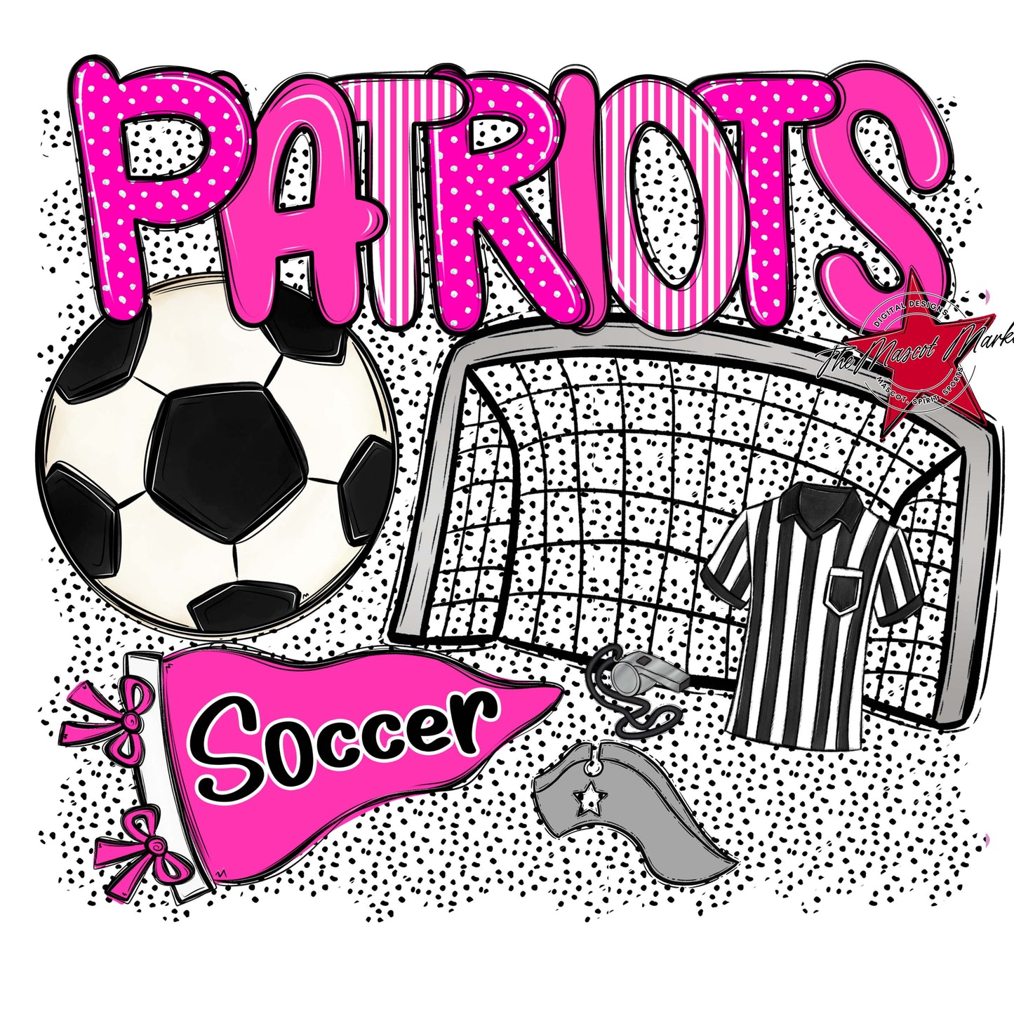 Patriots Soccer Spirit-Pink