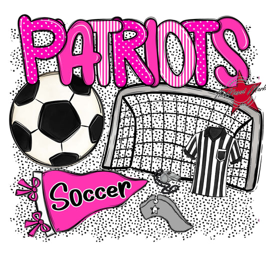 Patriots Soccer Spirit-Pink