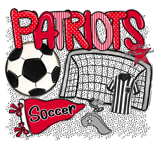 Patriots Soccer Spirit-Red