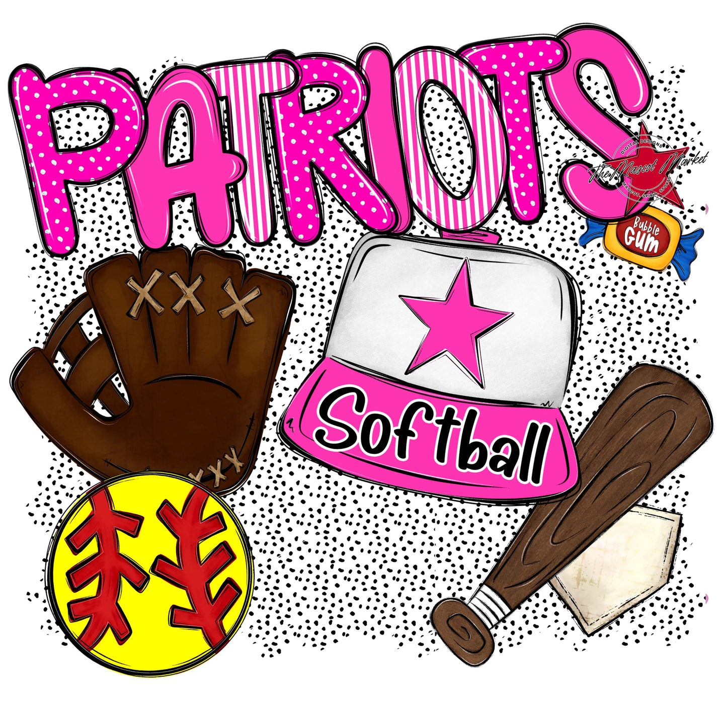 Patriots Softball Spirit-Pink