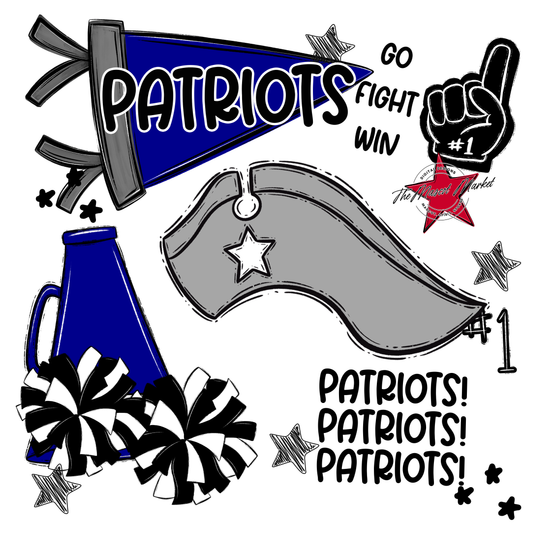 Patriots Spirit Design-Blue