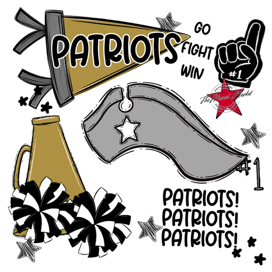 Patriots Spirit Design-Gold