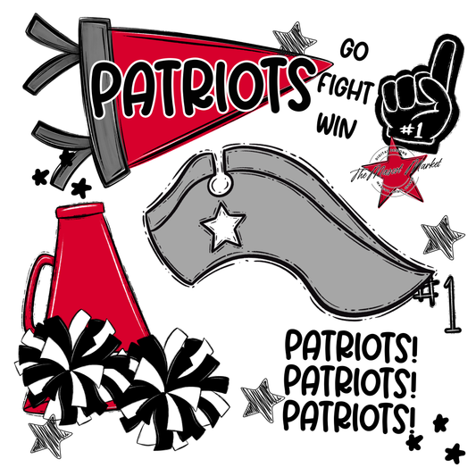 Patriots Spirit Design-Red