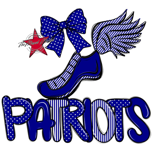 Patriots Track Spirit Design-Blue