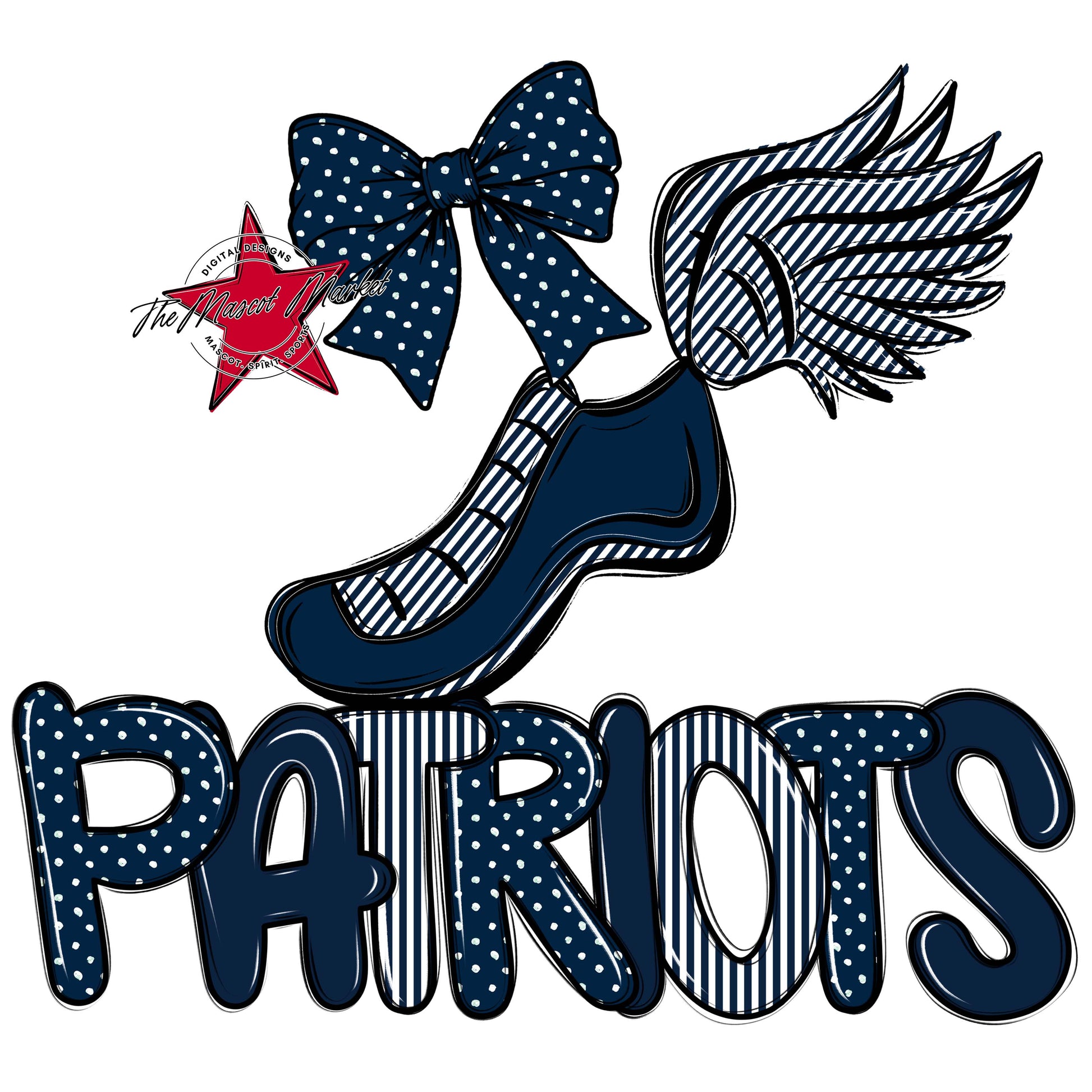 Patriots Track Spirit Design-Navy