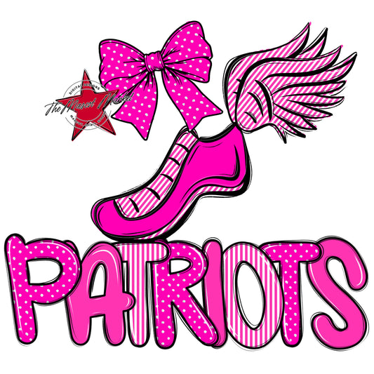 Patriots Track Spirit Design-Pink