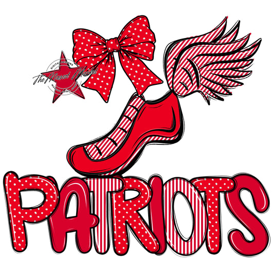 Patriots Track Spirit Design-Red