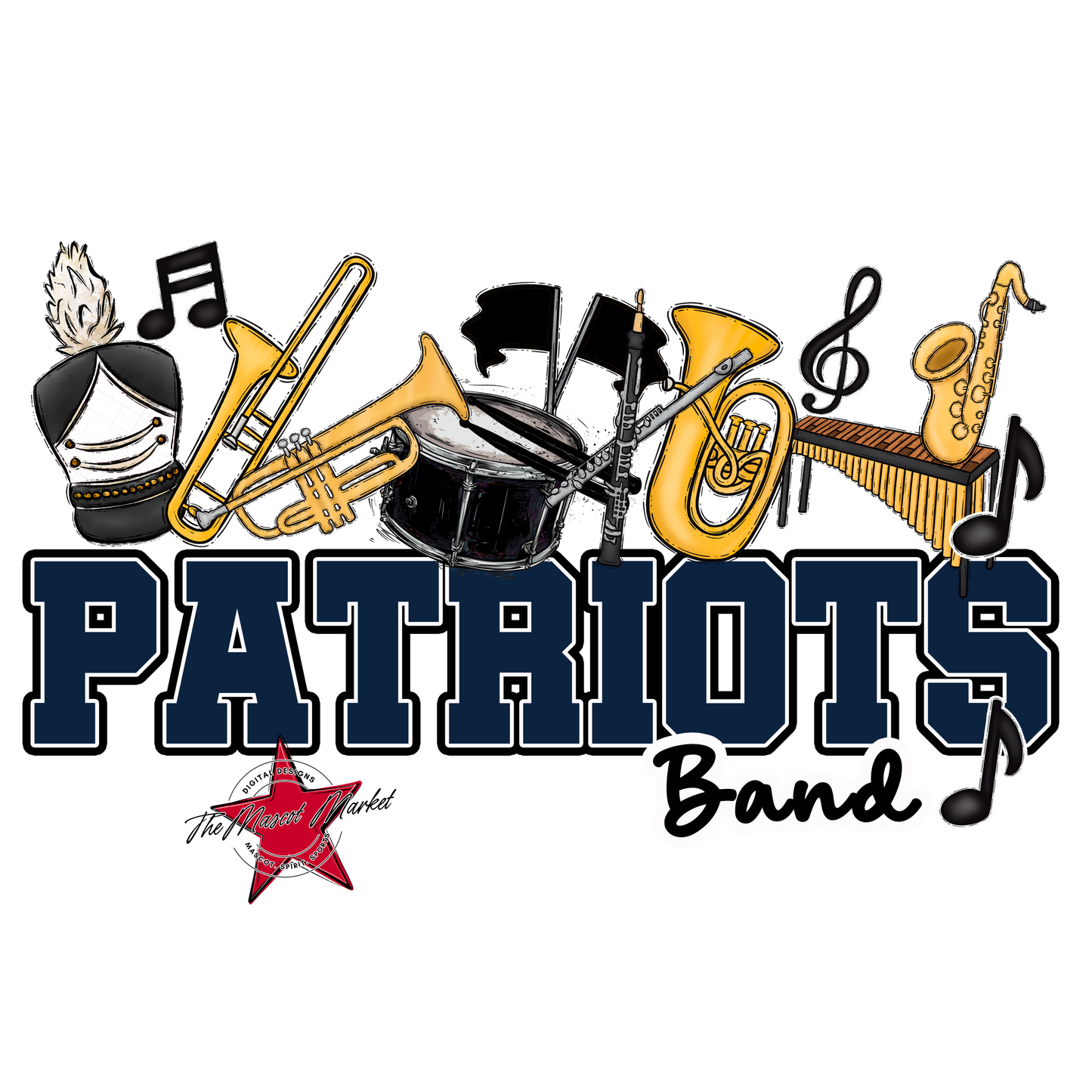 Patriots Varsity Band-Navy