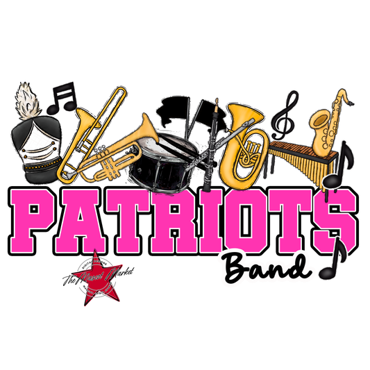 Patriots Varsity Band-Pink
