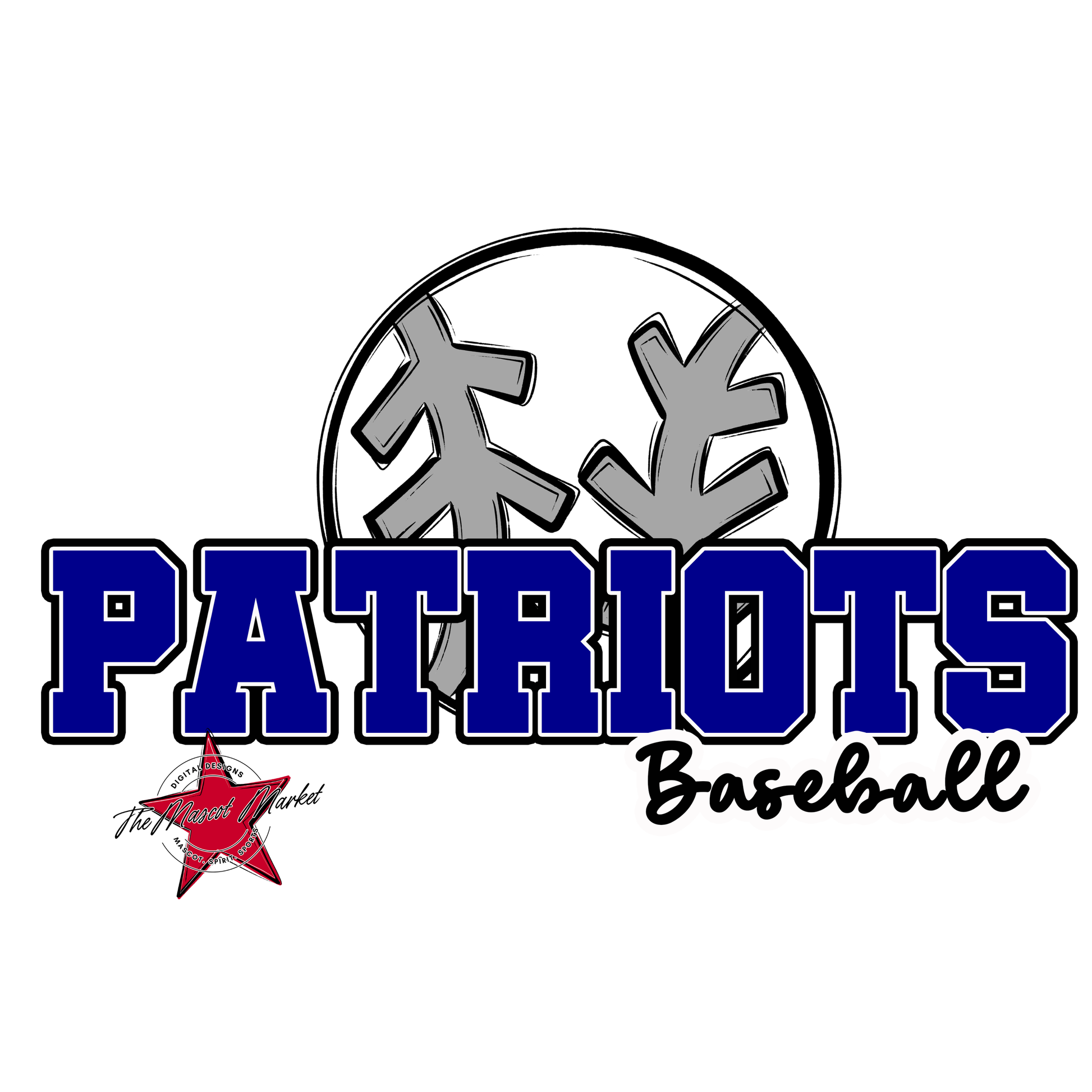 Patriots Varsity Baseball-Blue