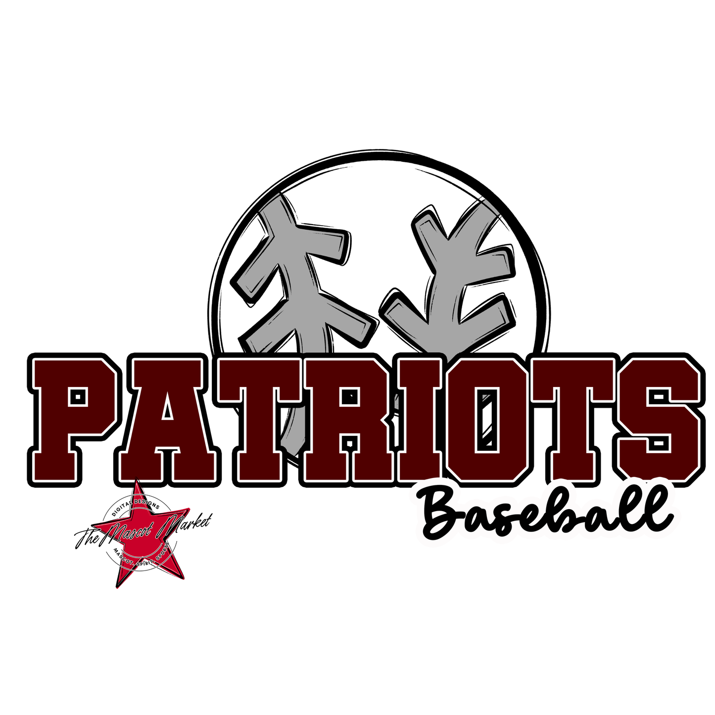 Patriots Varsity Baseball-Maroon