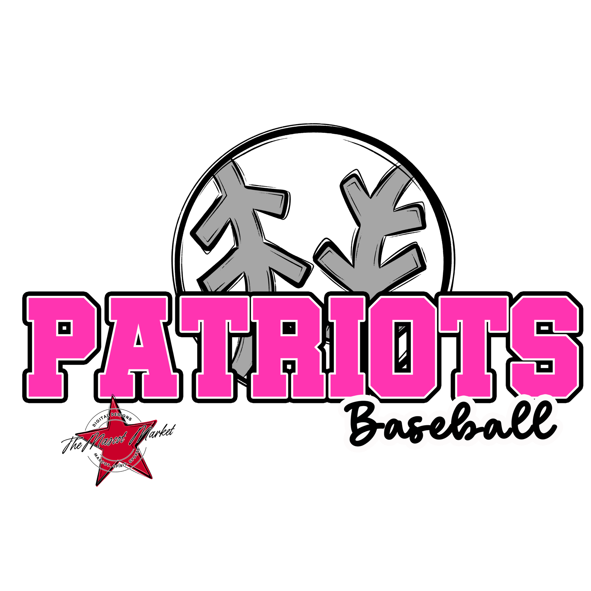 Patriots Varsity Baseball-Pink