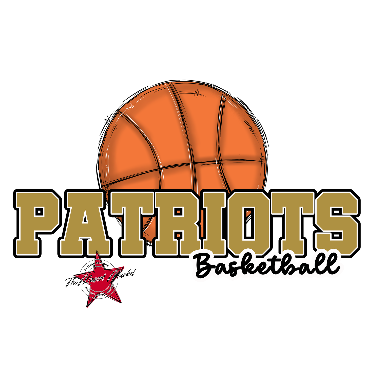 Patriots Varsity Basketball-Gold
