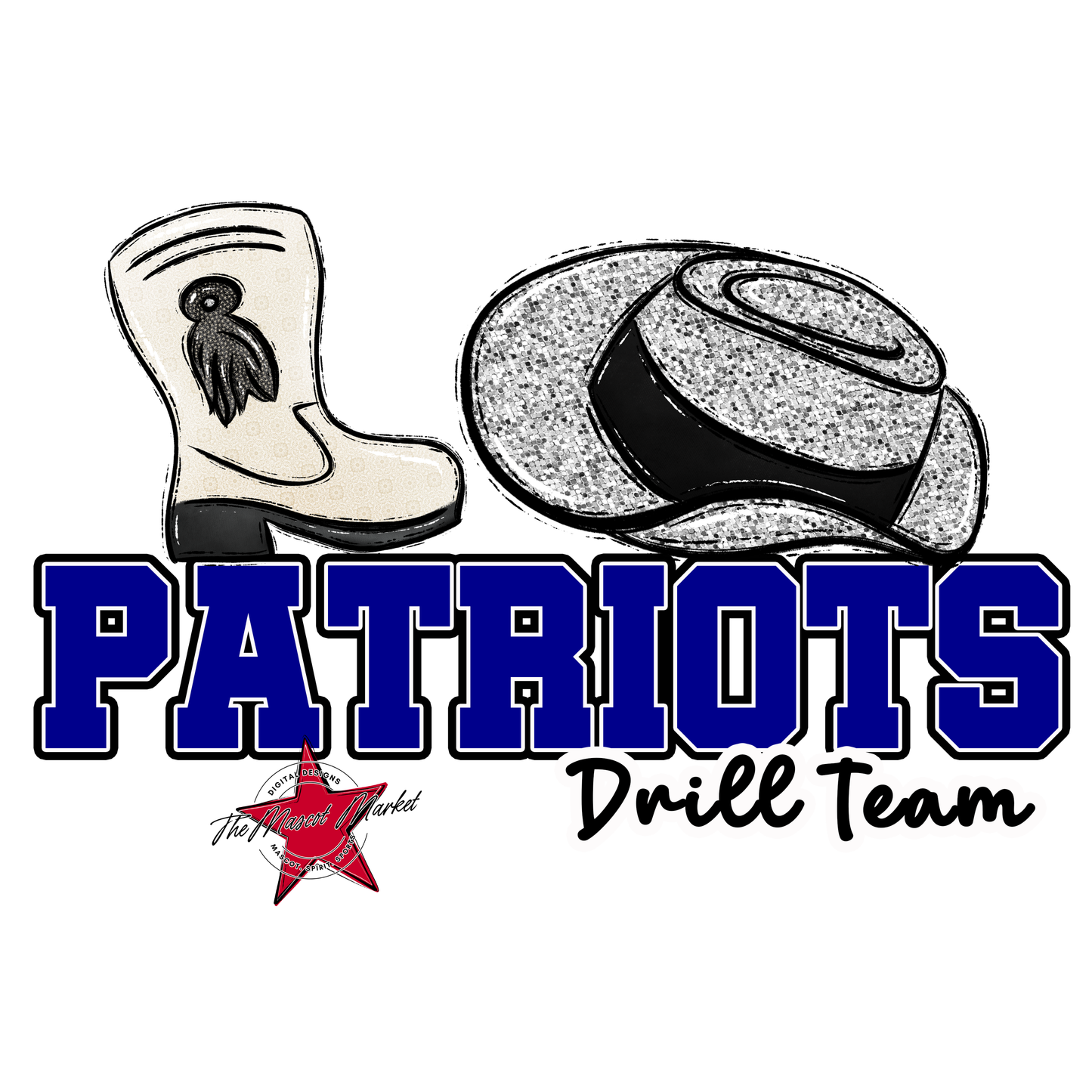 Patriots Varsity Drillteam-Blue