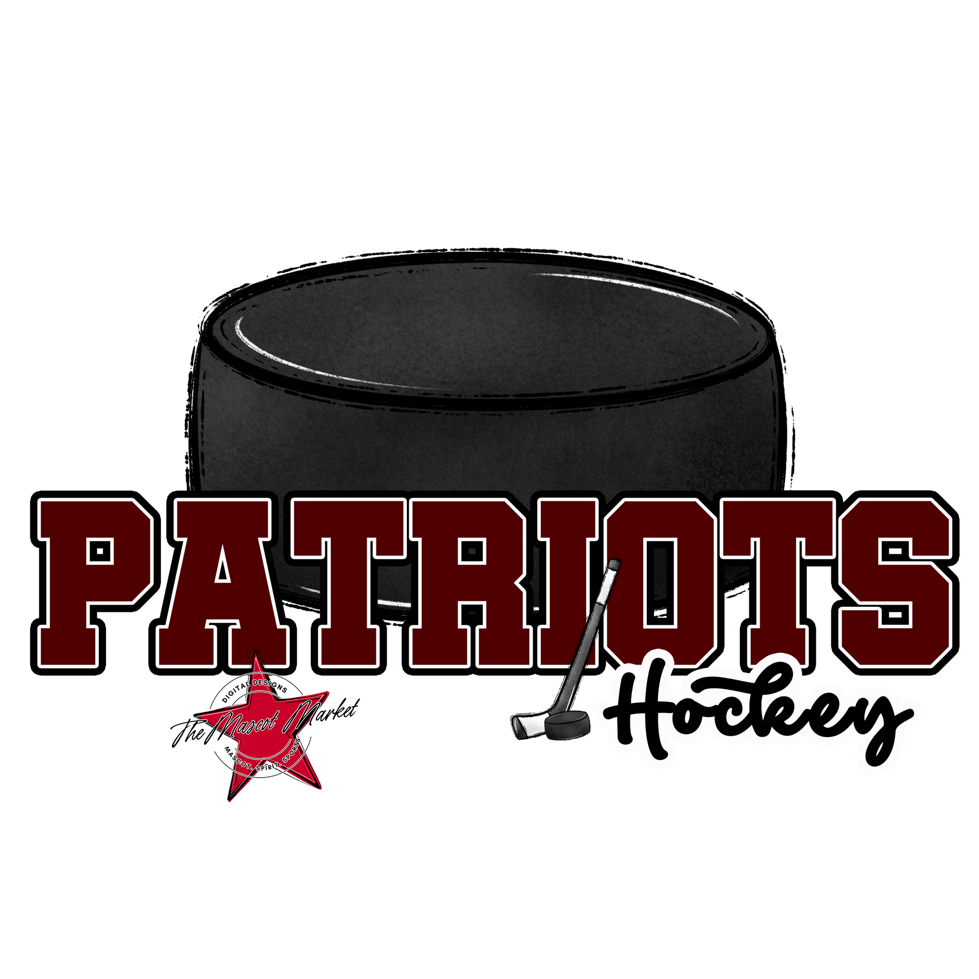 Patriots Varsity Hockey-Maroon