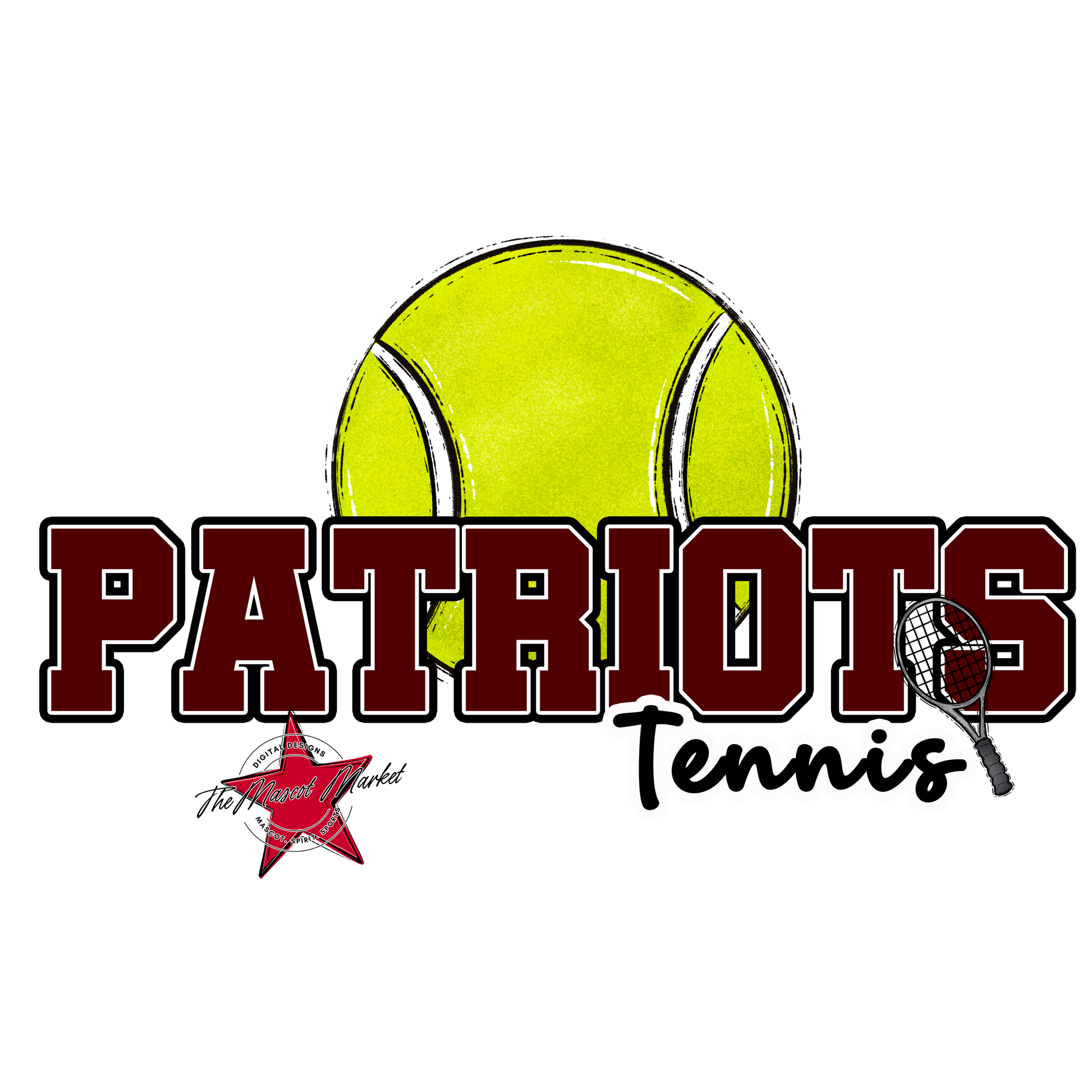 Patriots Varsity Tennis-Maroon