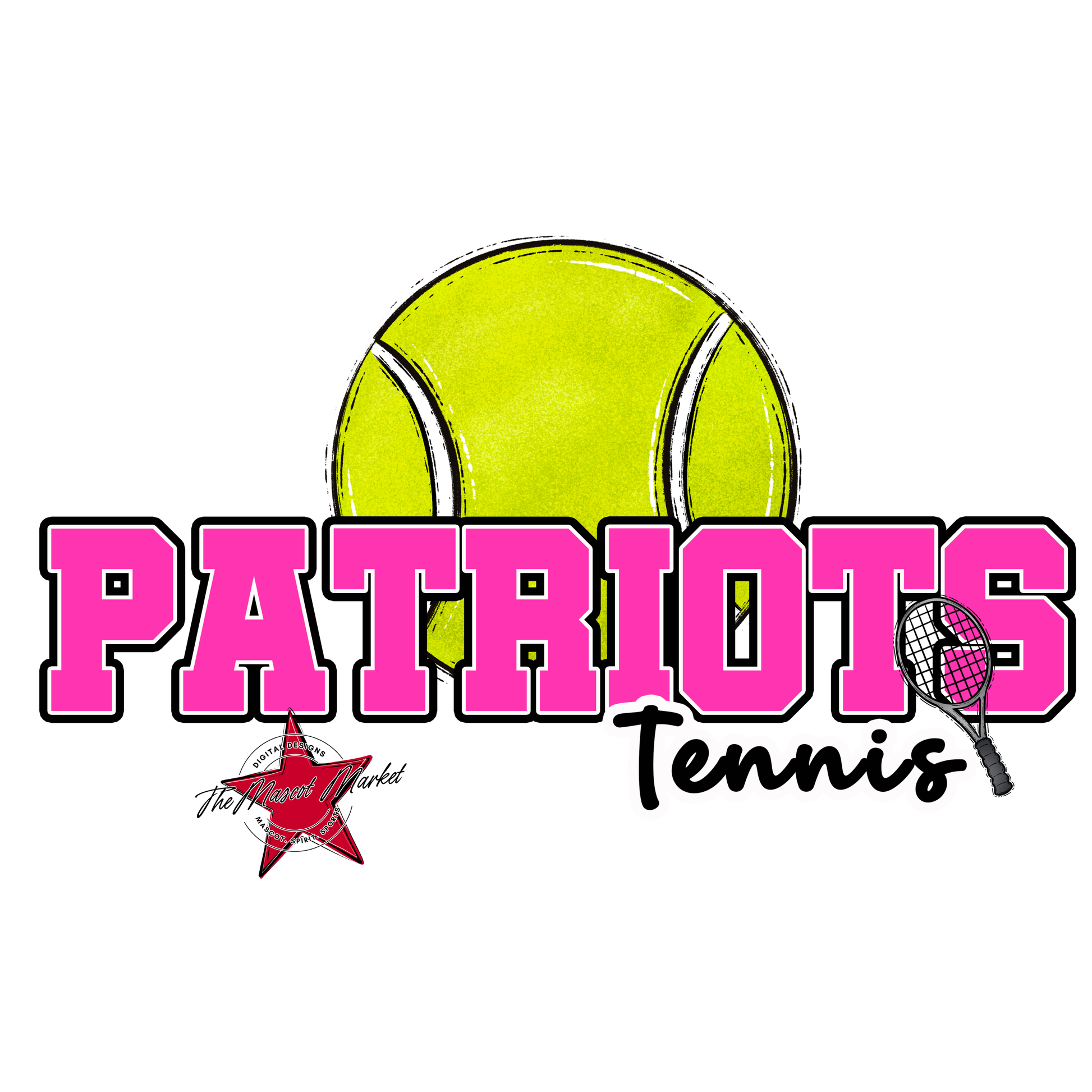 Patriots Varsity Tennis-Pink