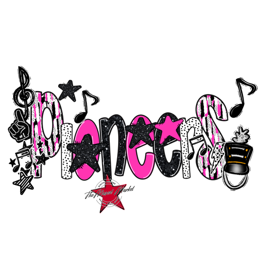 Pioneers Band Scrape-Pink