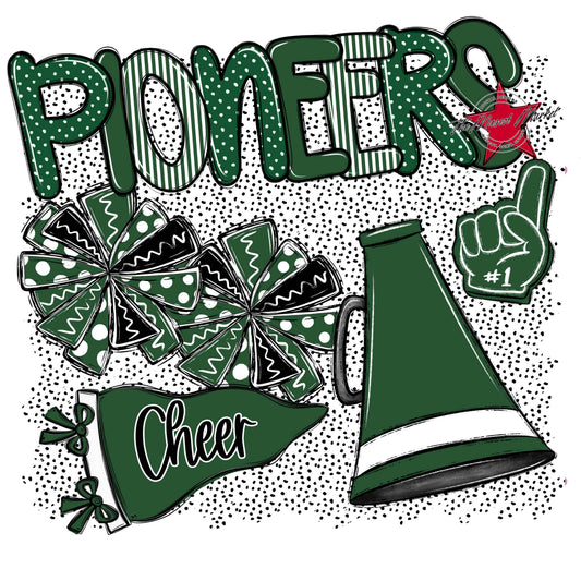 Pioneers Cheer Spirit-Green