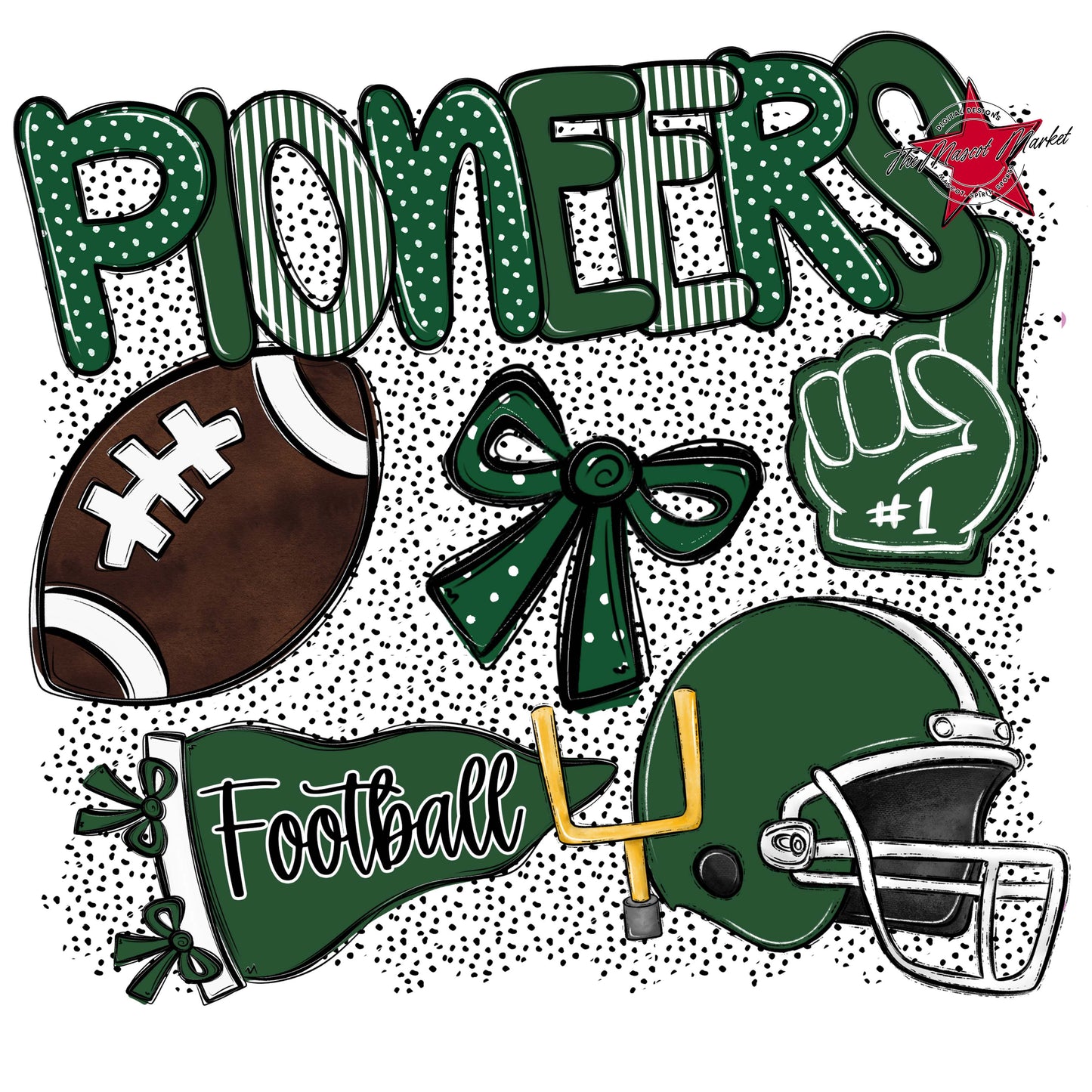 Pioneers Football Spirit-Green