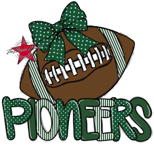 Pioneers Football Spirit Design-Green