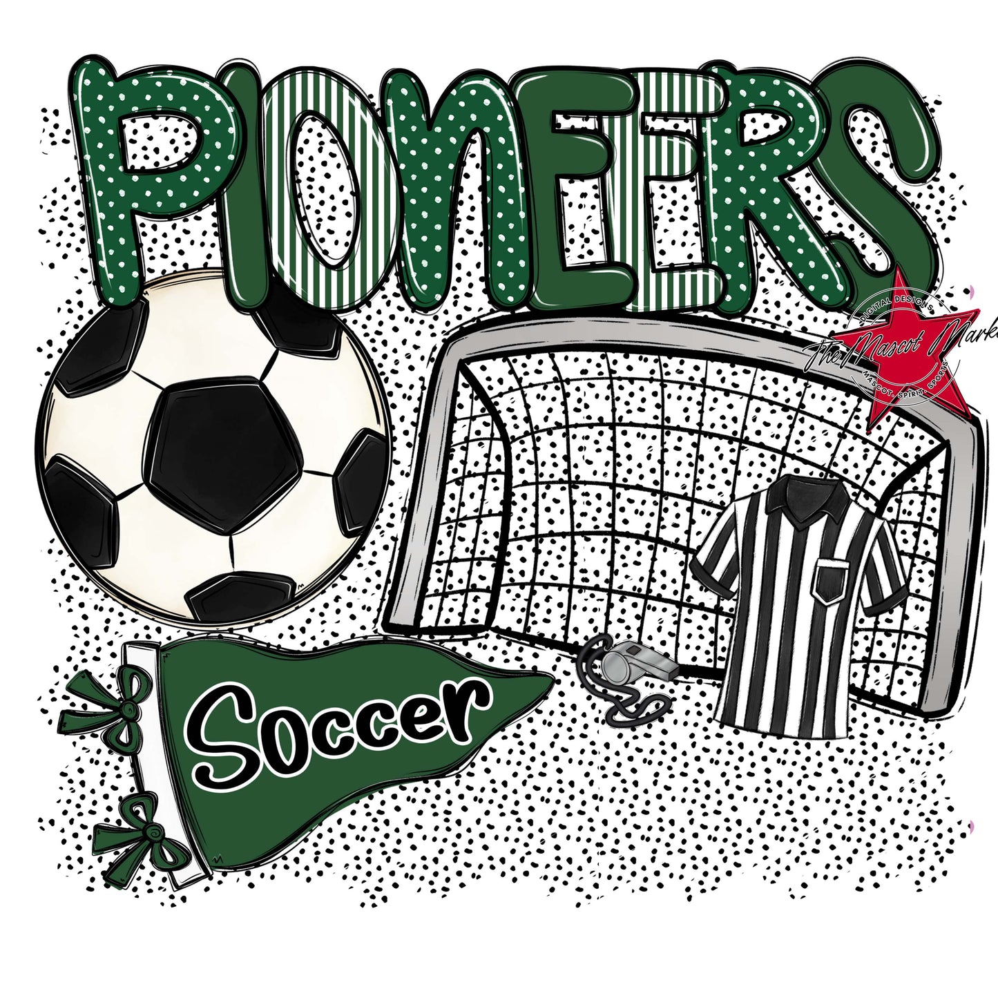 Pioneers Soccer Spirit-Green