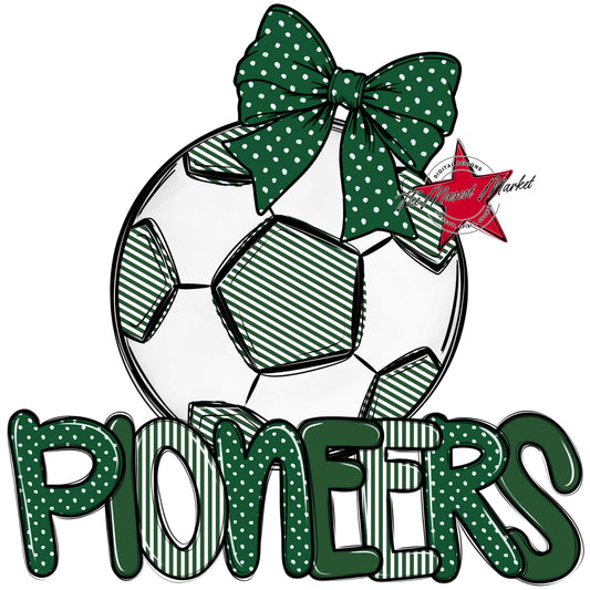 Pioneers Soccer Spirit Design-Green