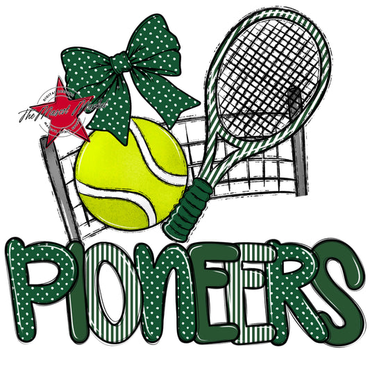 Pioneers Tennis Spirit Design-Green