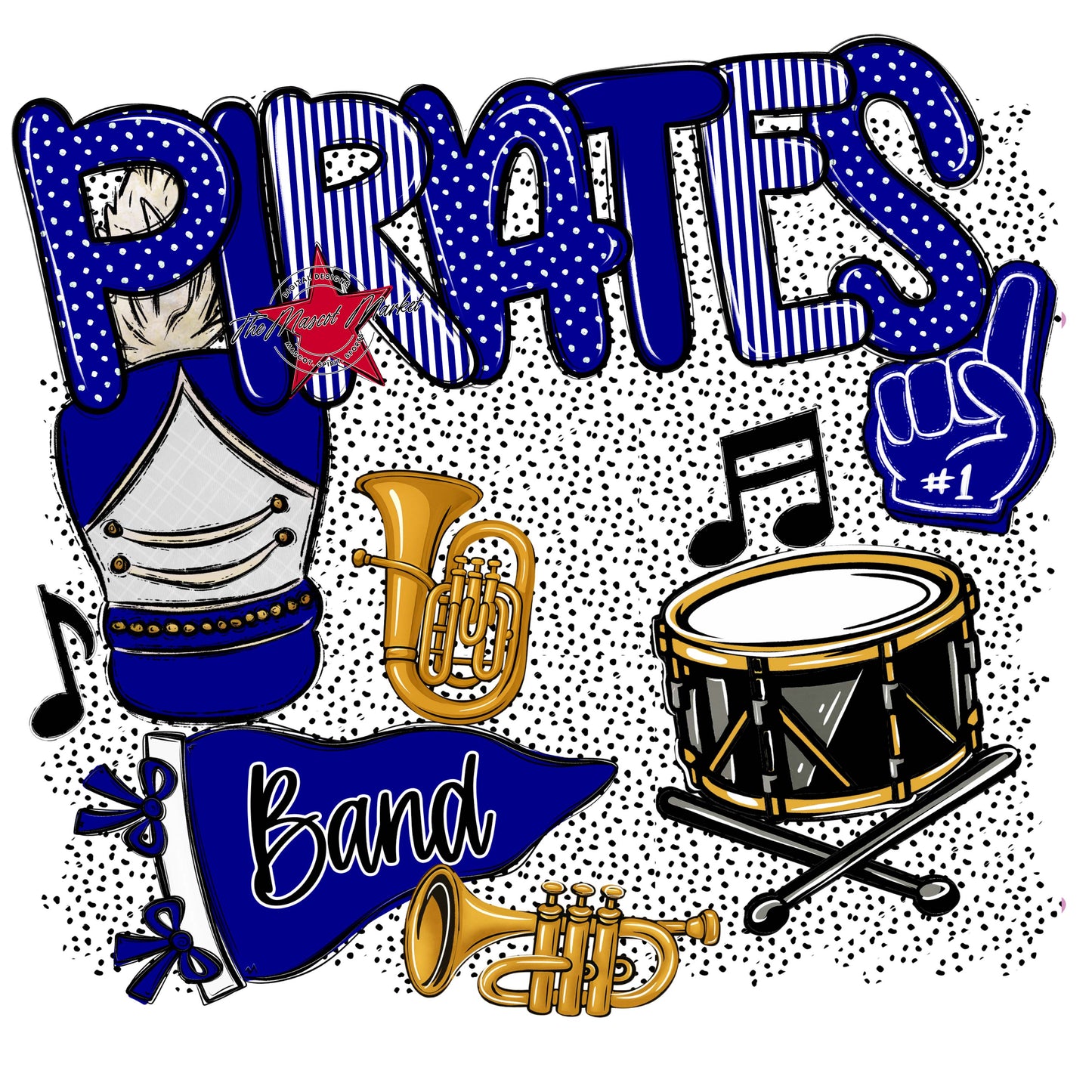 Pirates Band Spirit-Blue
