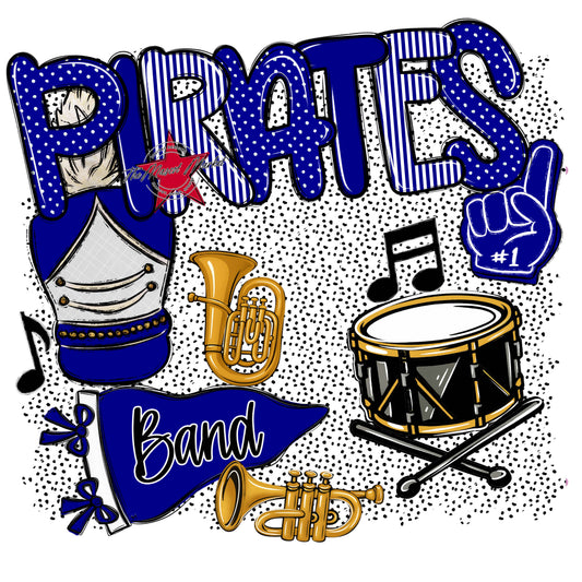Pirates Band Spirit-Blue