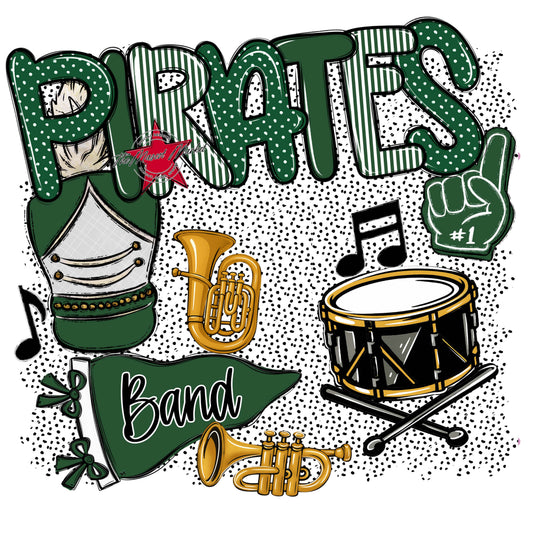Pirates Band Spirit-Green
