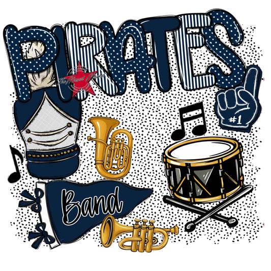Pirates Band Spirit-Navy
