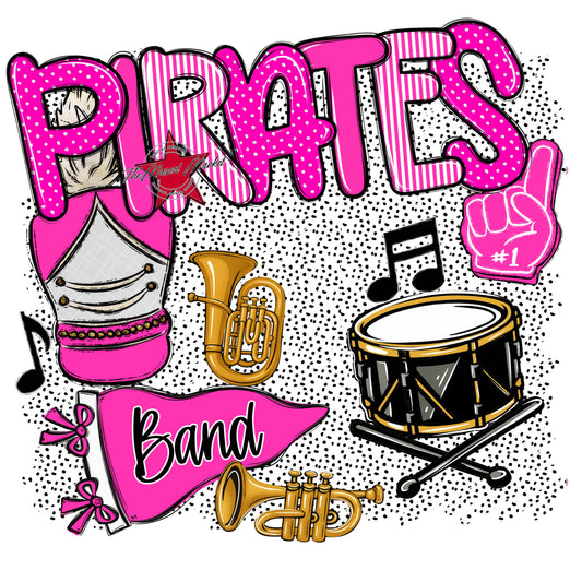 Pirates Band Spirit-Pink