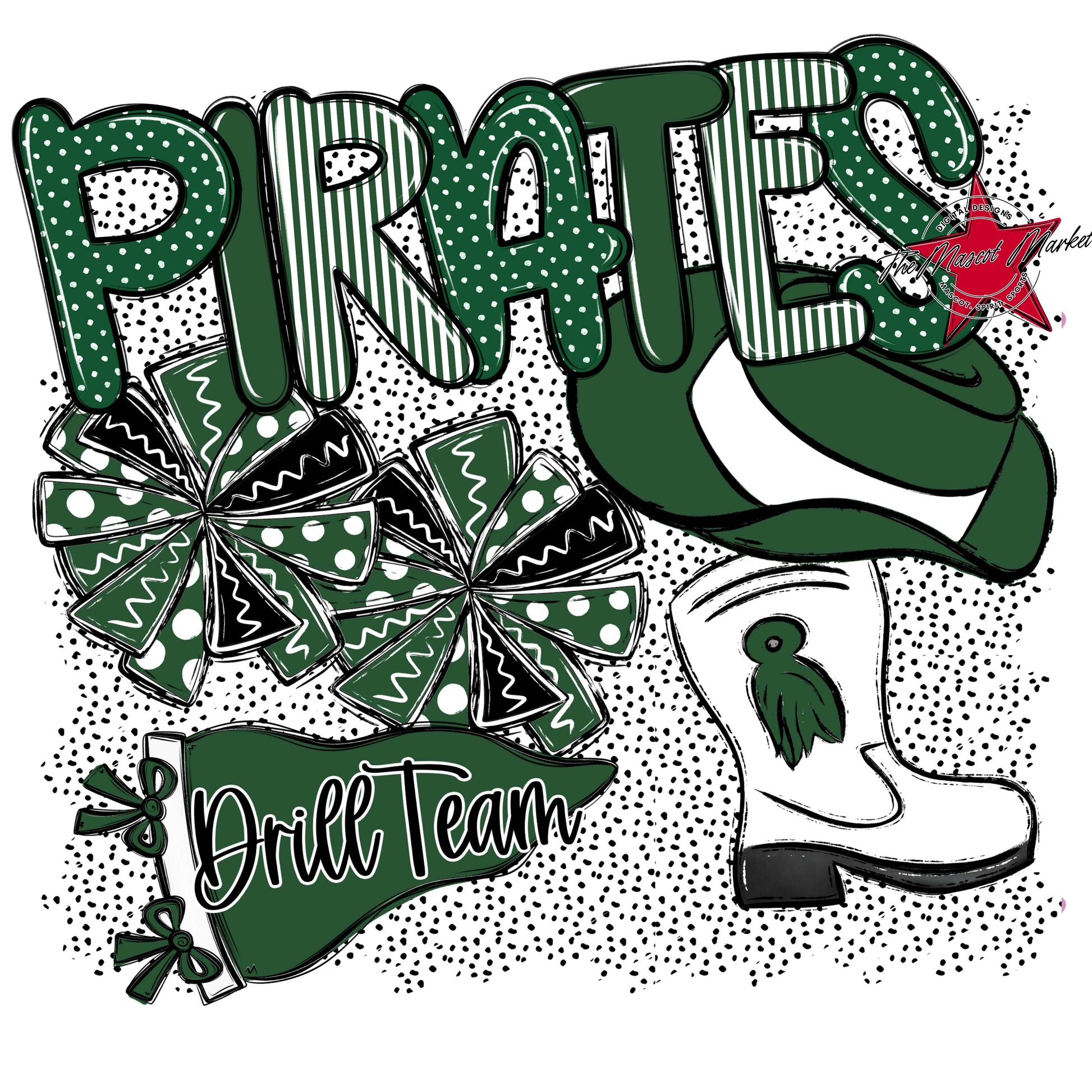 Pirates Drillteam Spirit-Green