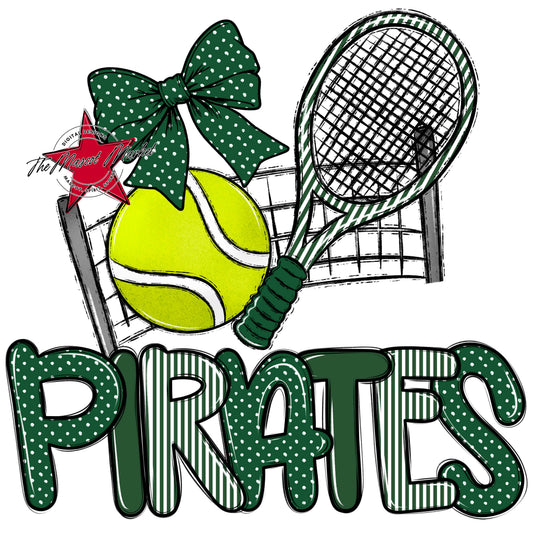 Pirates Tennis Spirit Design-Green