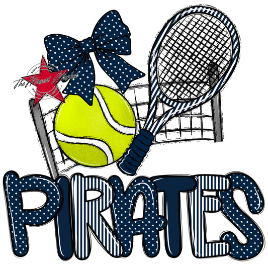 Pirates Tennis Spirit Design-Navy