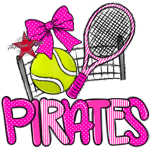 Pirates Tennis Spirit Design-Pink
