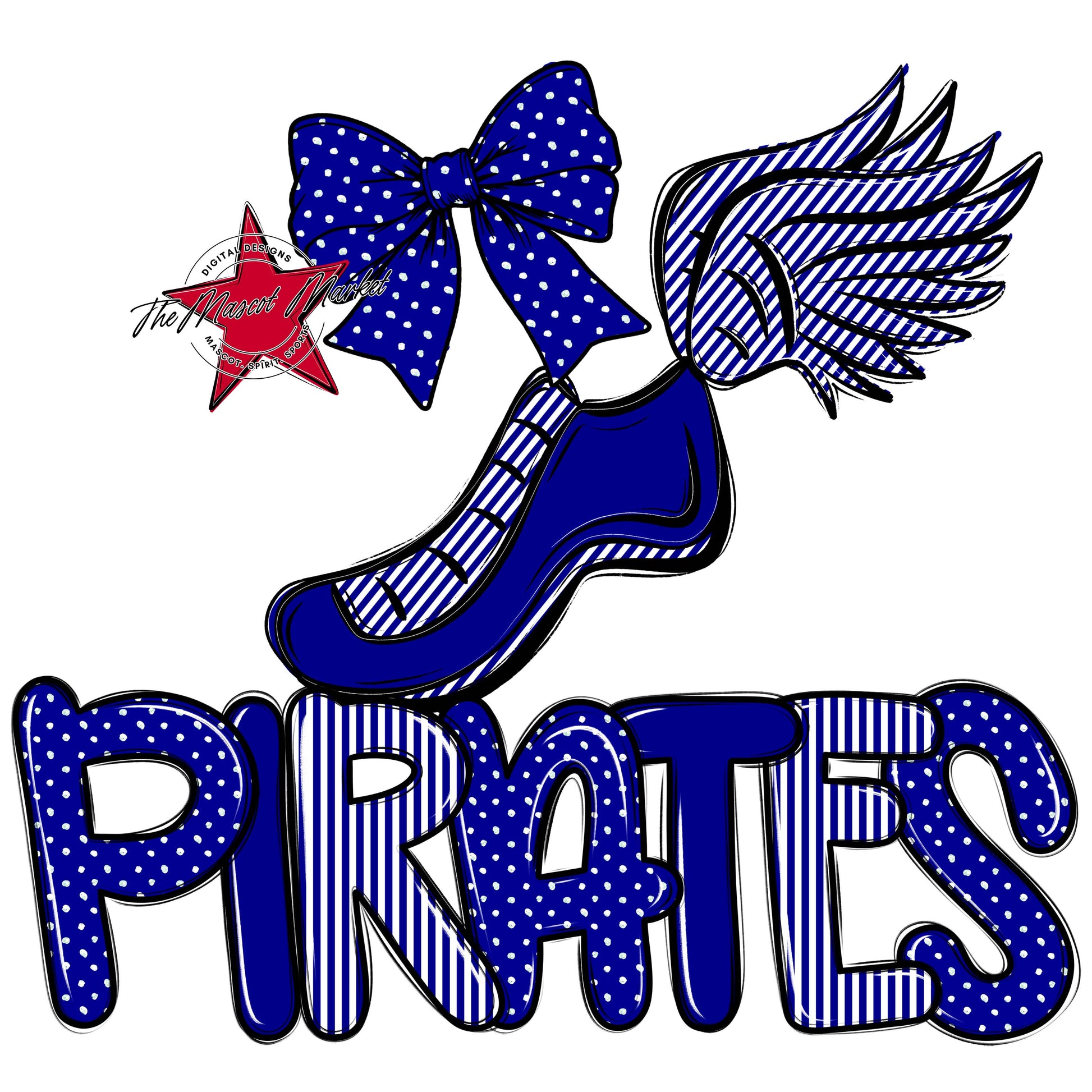 Pirates Track Spirit Design-Blue