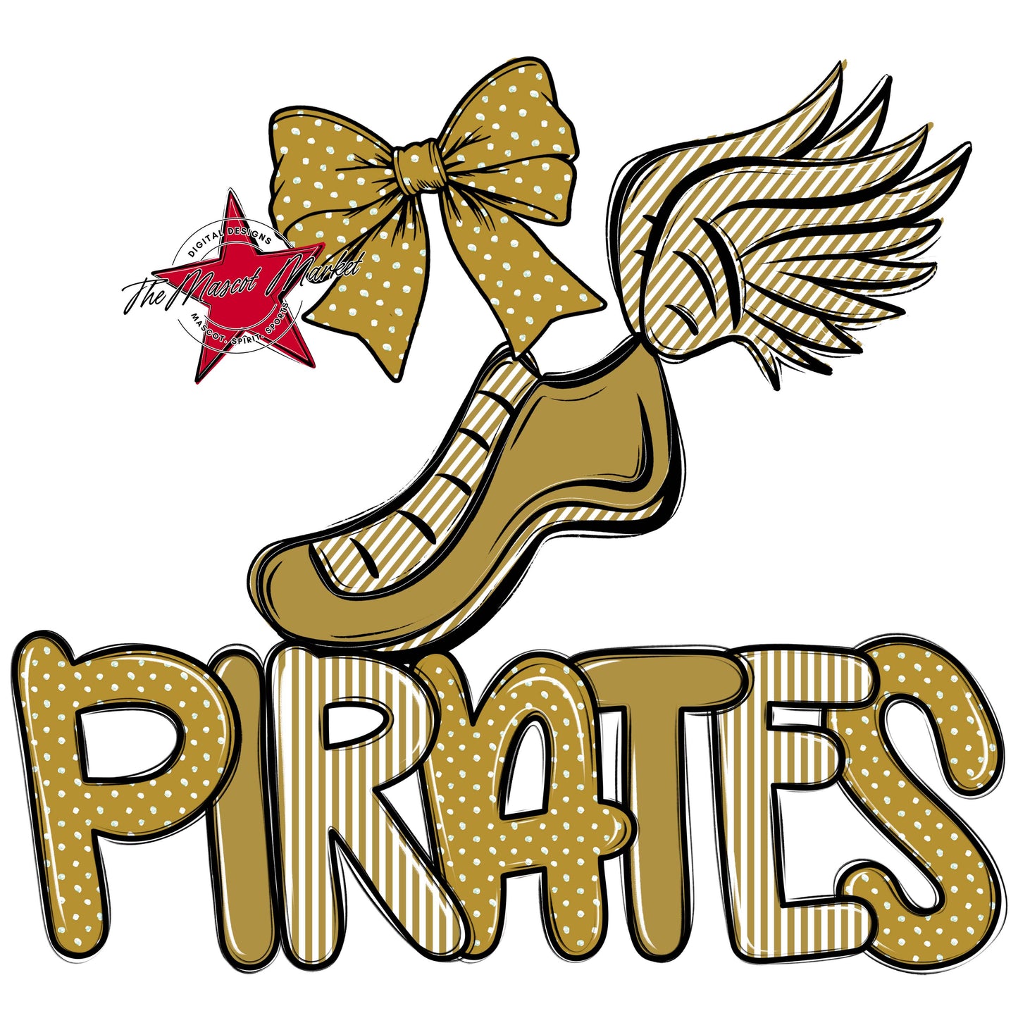 Pirates Track Spirit Design-Gold