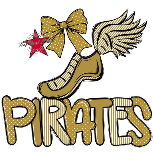 Pirates Track Spirit Design-Gold