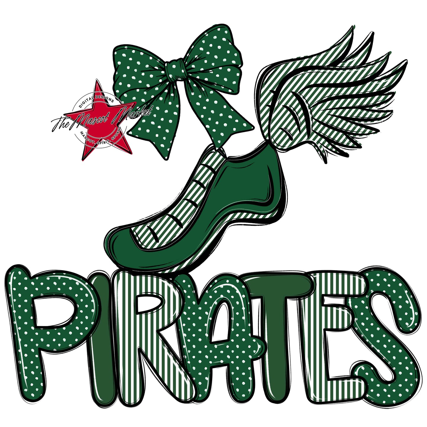 Pirates Track Spirit Design-Green